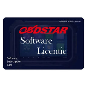 OBDSTAR ECU Master software-licentie