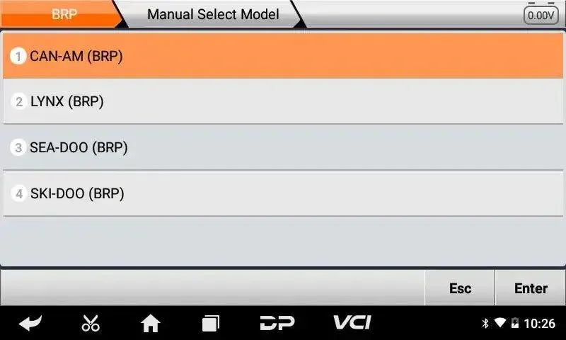 OBDSTAR IScan BRP | Tester diagnostyczny | Motocykl/Łódź motorowa
