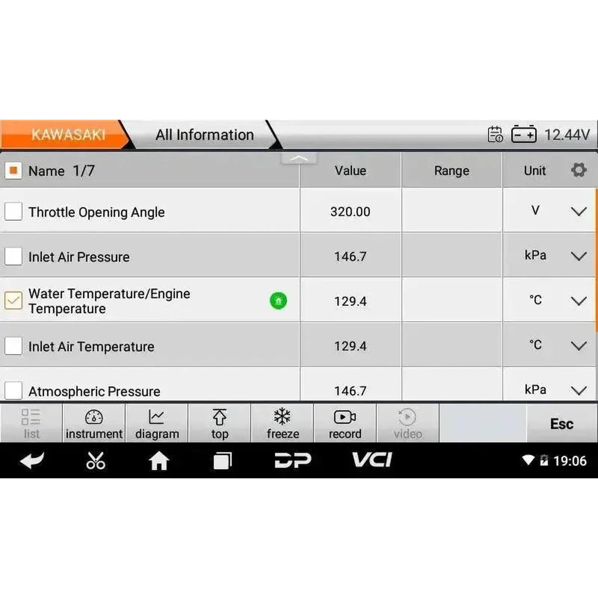 OBDSTAR IScan Kawasaki (Marine) | Urządzenie diagnostyczne | Motorówka