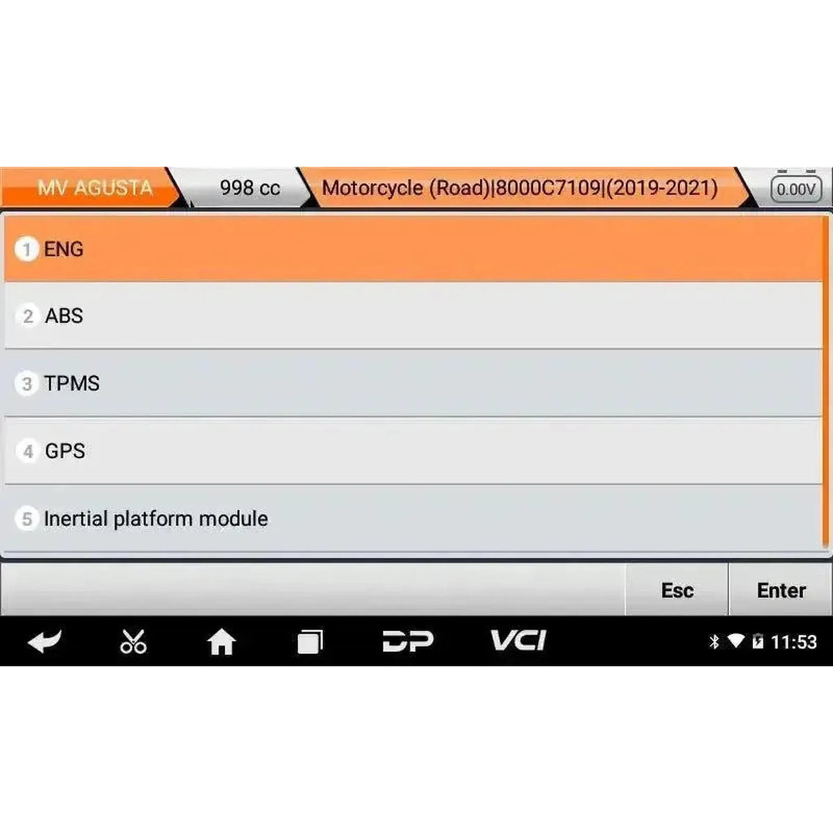 OBDSTAR IScan MV Agusta | Urządzenie diagnostyczne | Motocykl