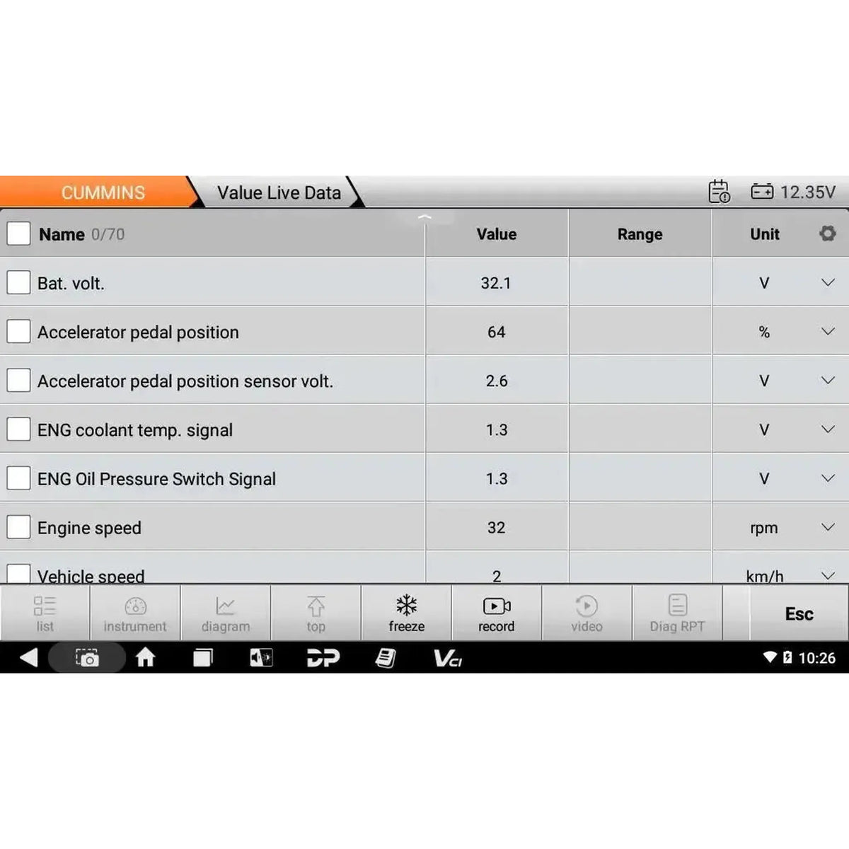 OBDSTAR IScan Pro Cummins (Marine) | Tester diagnostyczny | Motorówka