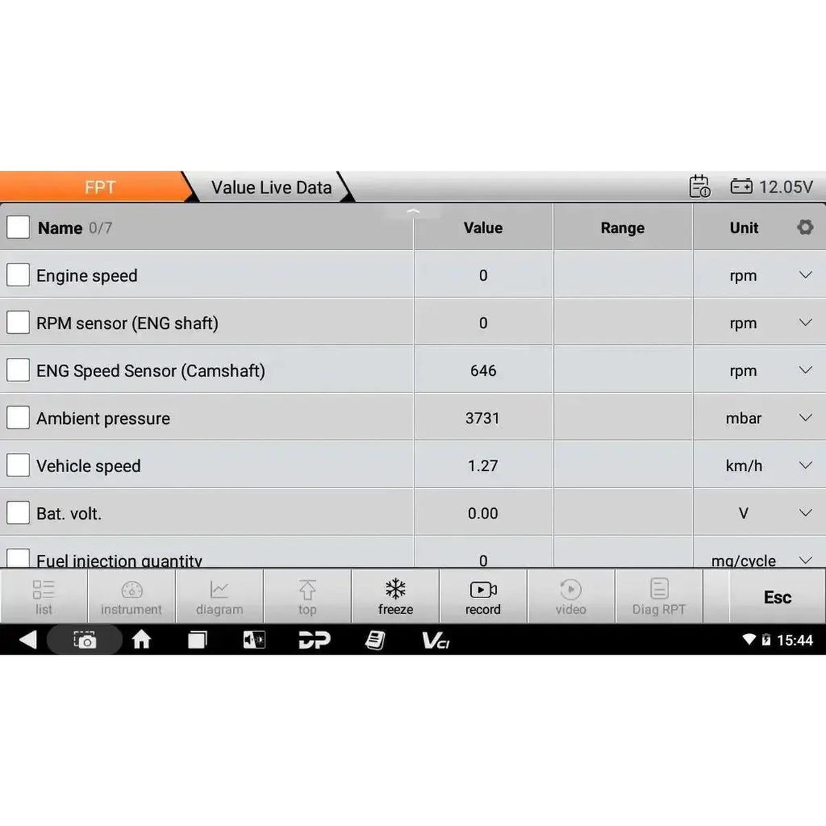 OBDSTAR IScan Pro FPT (Marine) | Urządzenie diagnostyczne | Łódź motorowa