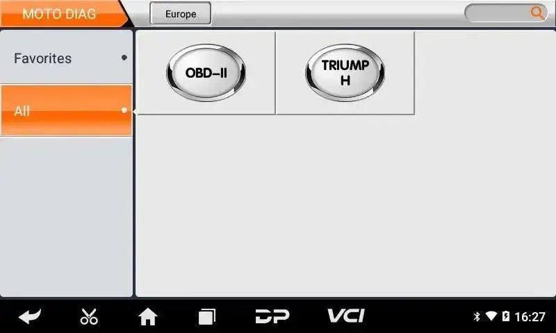OBDSTAR IScan Triumph Motocykl Tester diagnostyczny