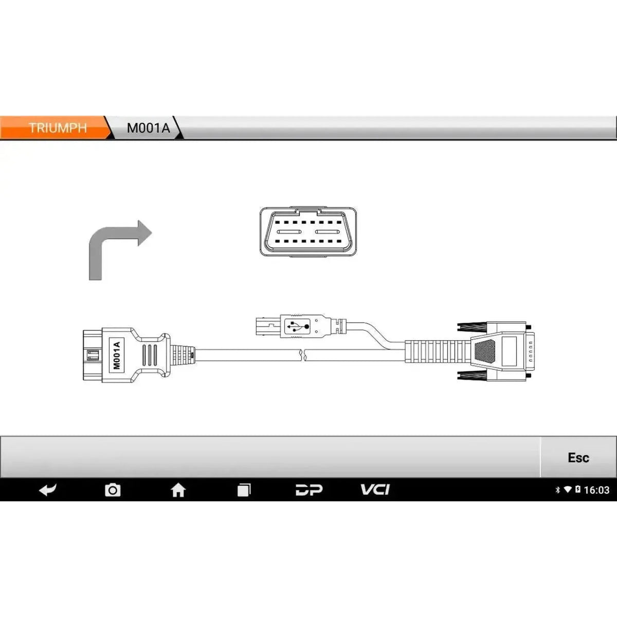 OBDSTAR IScan Triumph | Urządzenie diagnostyczne | Motocykl