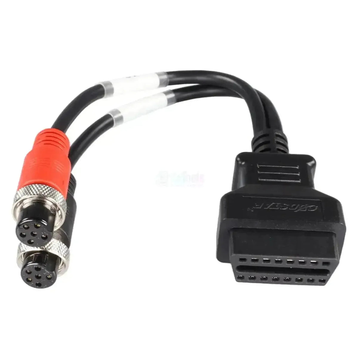 OBDSTAR (M028) | PGO 6+6-pins OBD – 16-pins OBD2 Kabel adapter | Motocykl