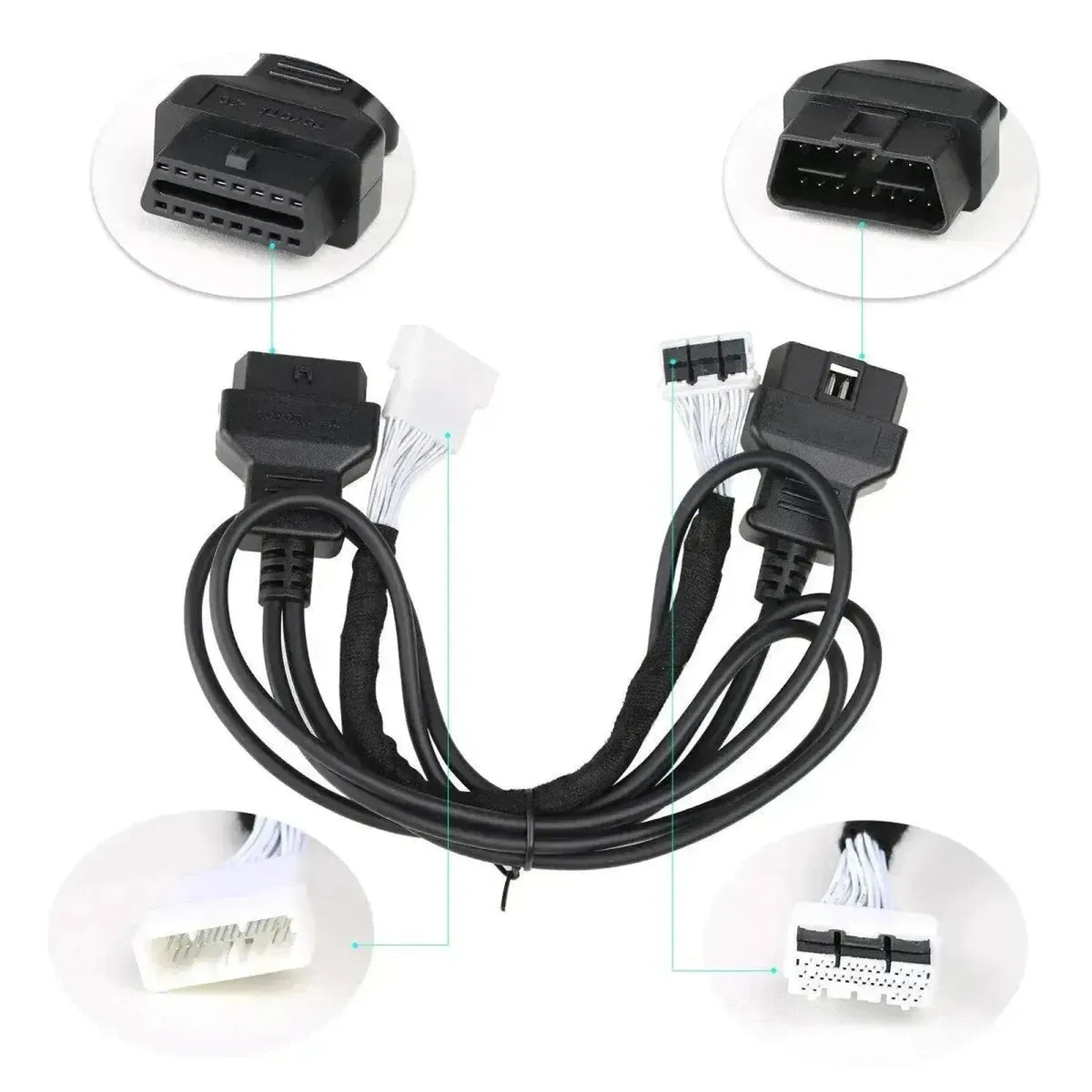 OBDSTAR | Kabel przejściowy Toyota 30-pin IMMO - 16-pin OBD2 | Pojazdy osobowe