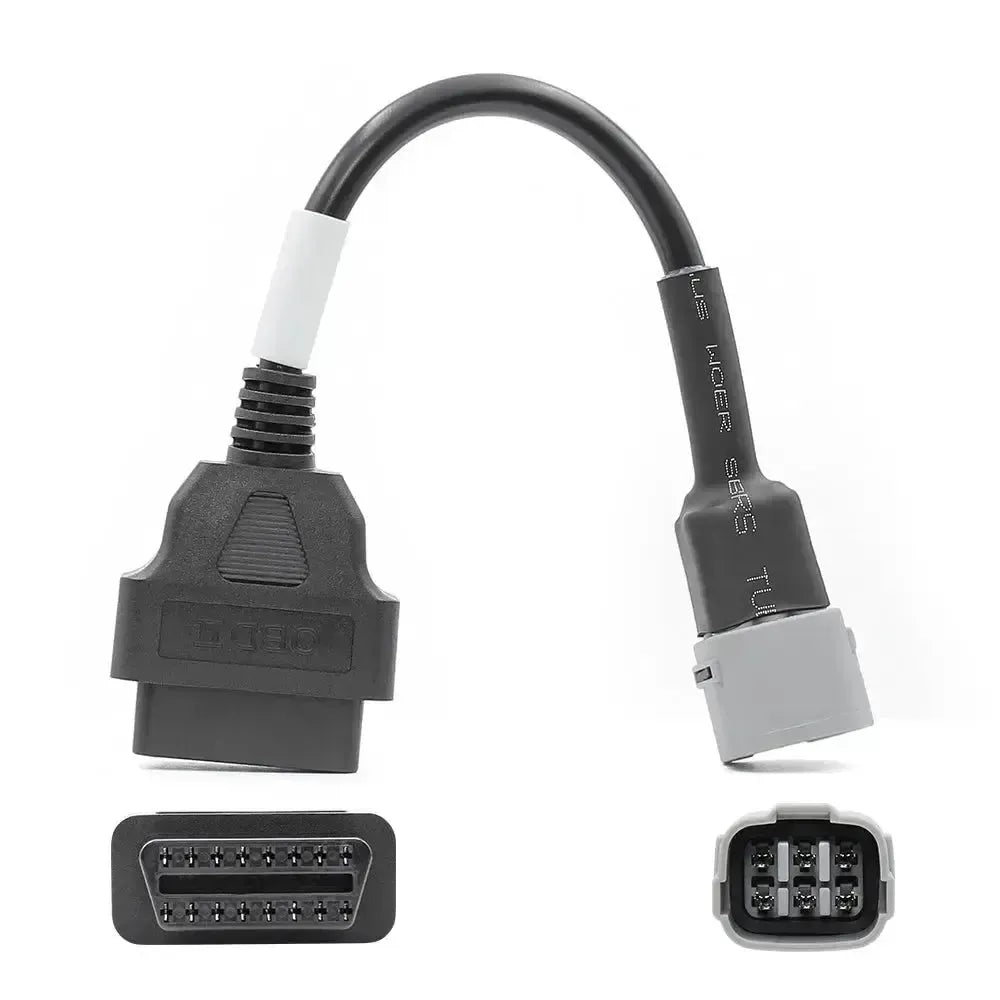 Suzuki 6-pins OBD – 16-pins OBD2 Kabel adapter | Motocykl