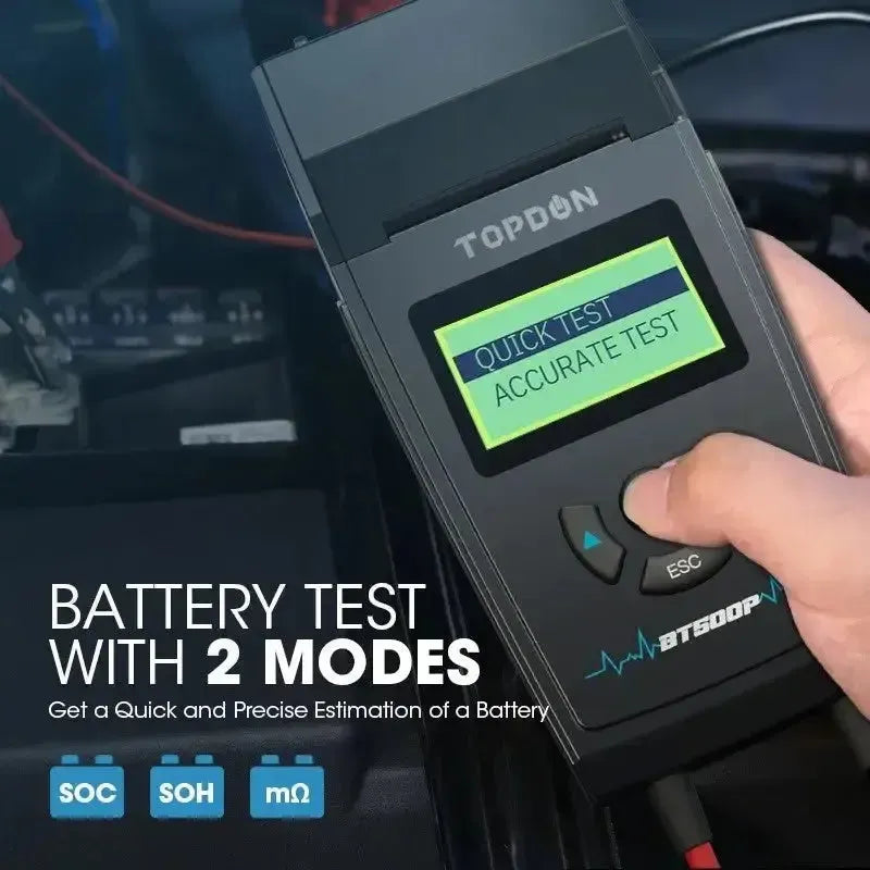 Topdon BT500P | Tester akumulatora