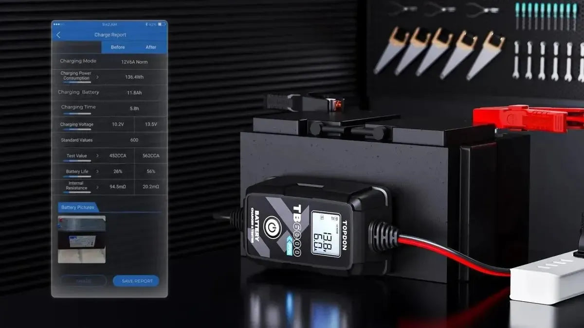 Topdon TB6000Pro | Prostownik podtrzymujący