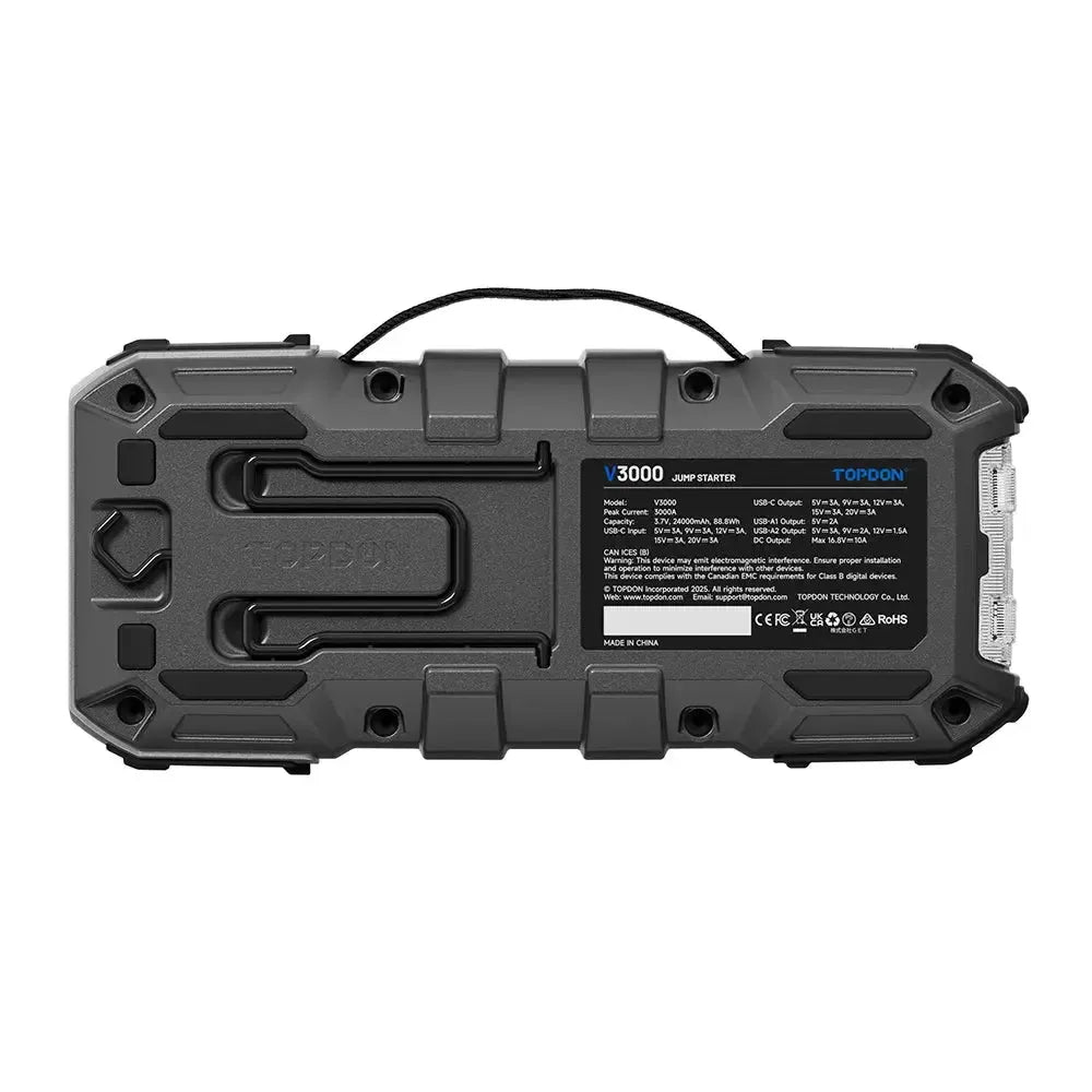 Topdon V3000 | Prostownik rozruchowy