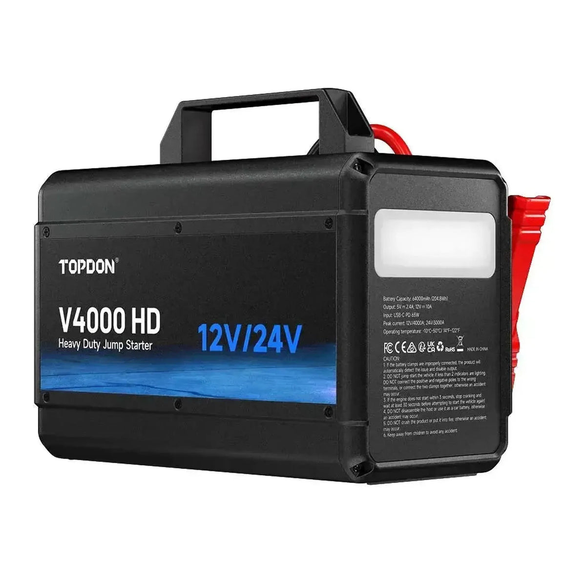 Topdon V4000 HD | Booster akumulatora