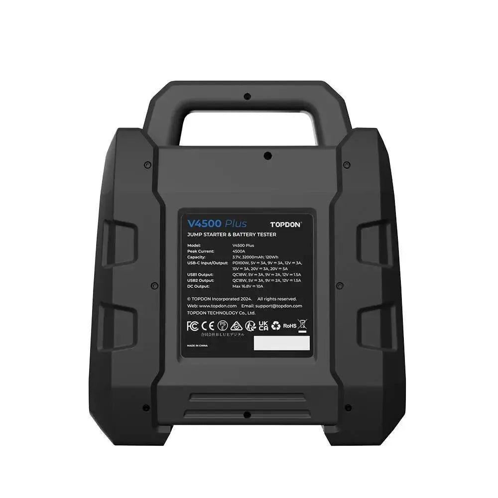 Topdon V4500 Plus | Prostownik rozruchowy