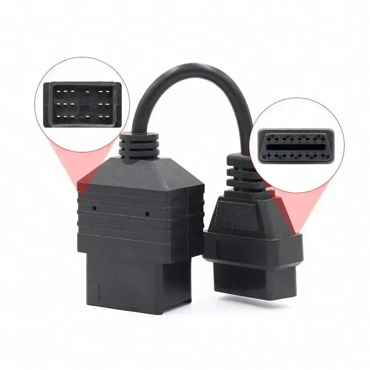 Kabel przejściowy Toyota 17-pin OBD1 – 16-pin OBD2 | Samochody osobowe