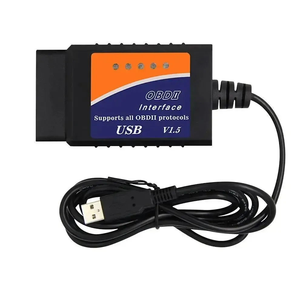 Uniwersalny V1.5 | Kabel interfejsu ELM327 (USB)