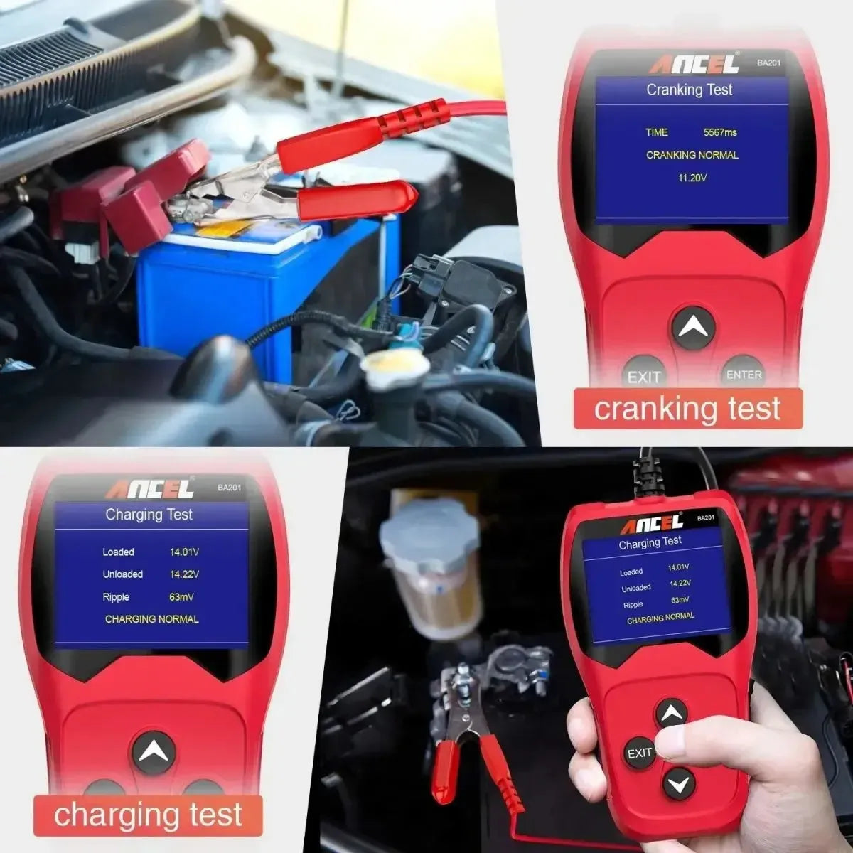 Ancel BA201 Tester akumulatora