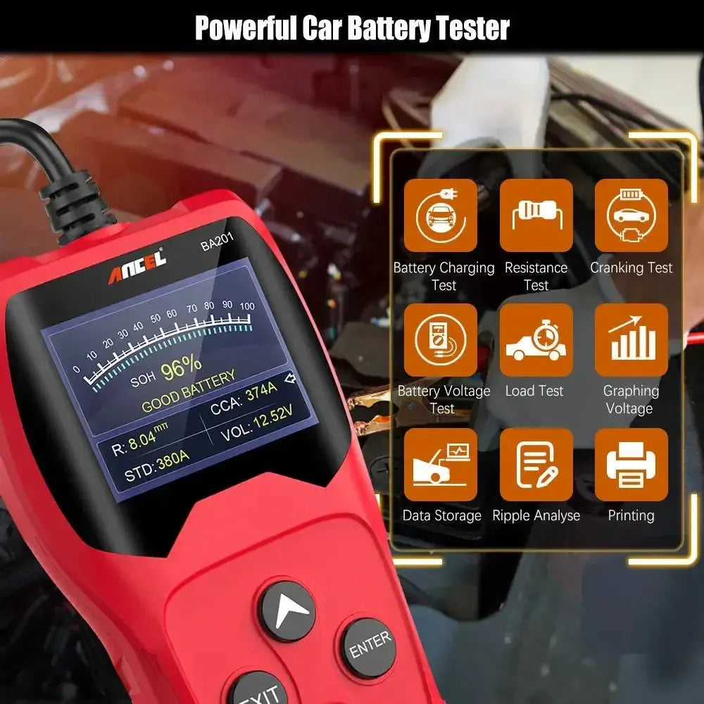 Ancel BA201 Tester akumulatora