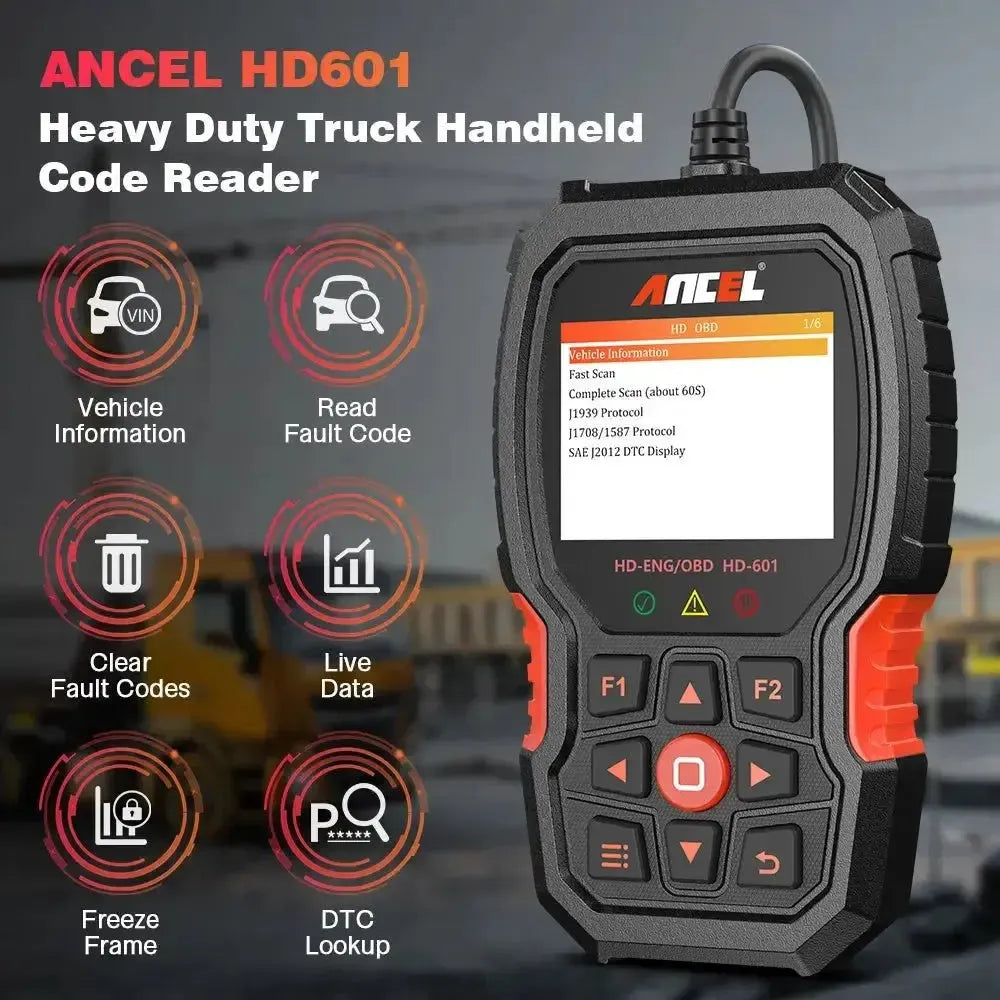 Ancel HD601 Ciężarówka Tester diagnostyczny