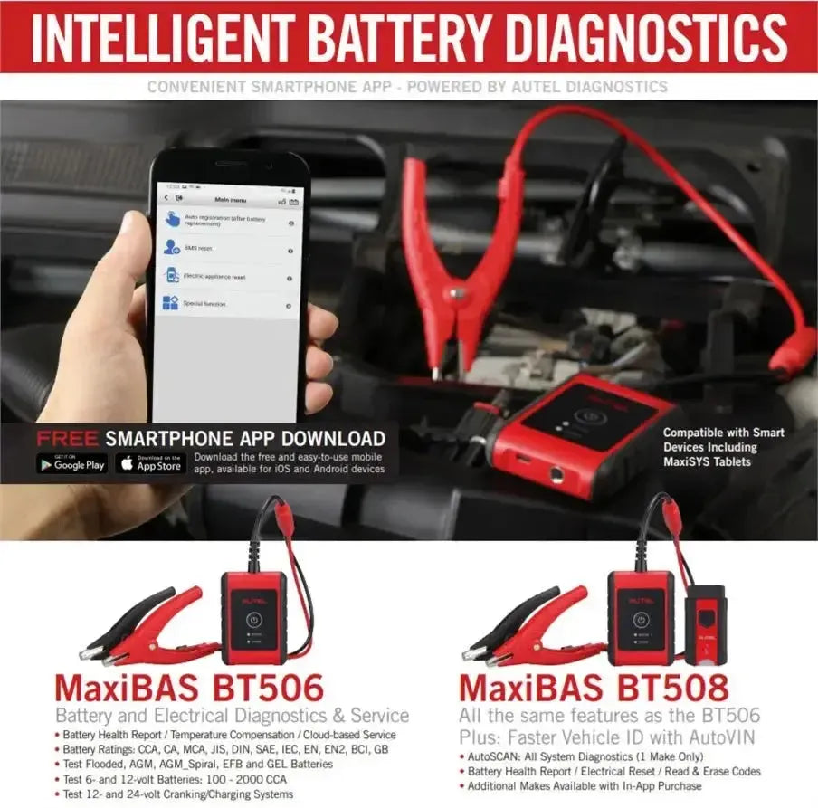 Autel MaxiBas BT506 | Tester akumulatora