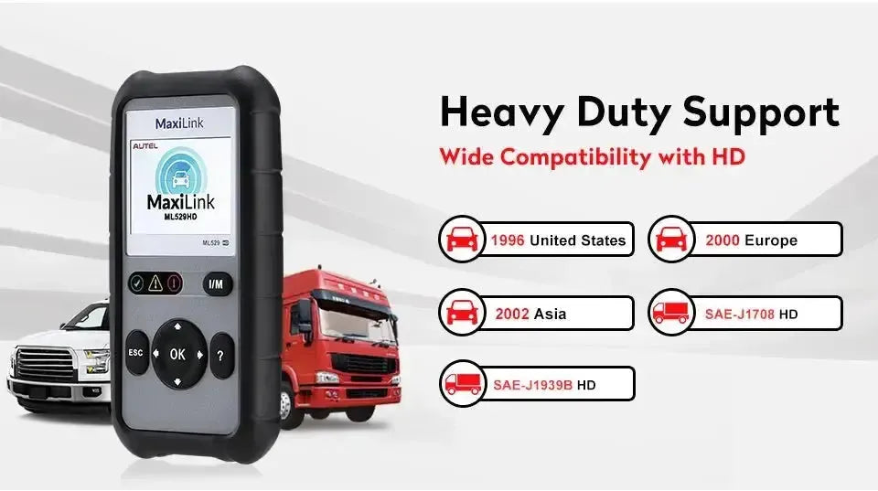 Autel MaxiLink ML529HD Samochód/Ciężarówka Czytnik kodów błędów