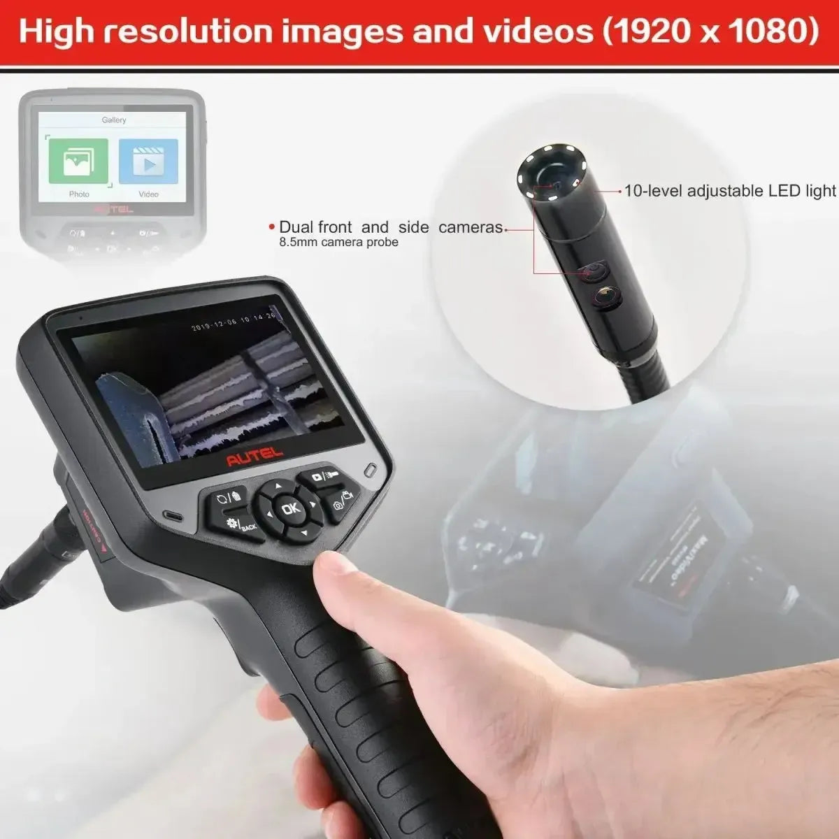 Autel MaxiVideo MV480 Kamera inspekcyjna 8,5 mm
