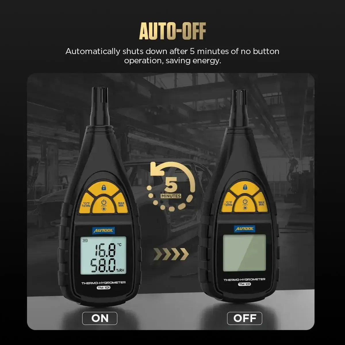Autool TM101 Termo- Higrometr