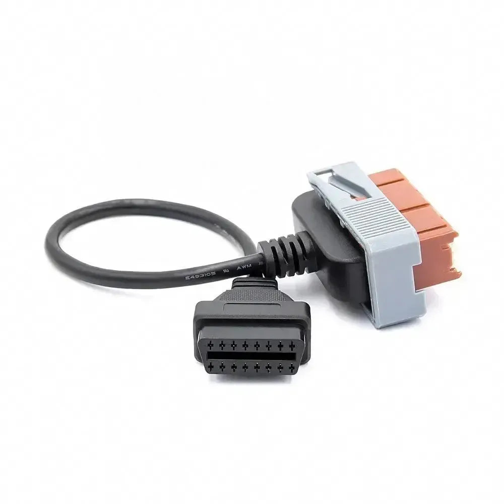Citroën/Peugeot 30-pinowy kabel przejściowy OBD1 na 16-pinowy OBD2 | Samochód osobowy
