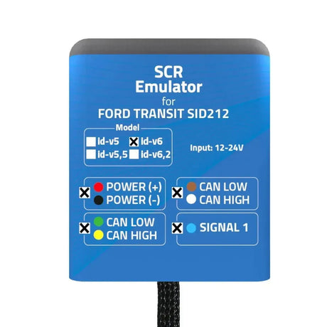 Emulator Ford Transit AdBlue (SCR) (SID212) Samochód dostawczy