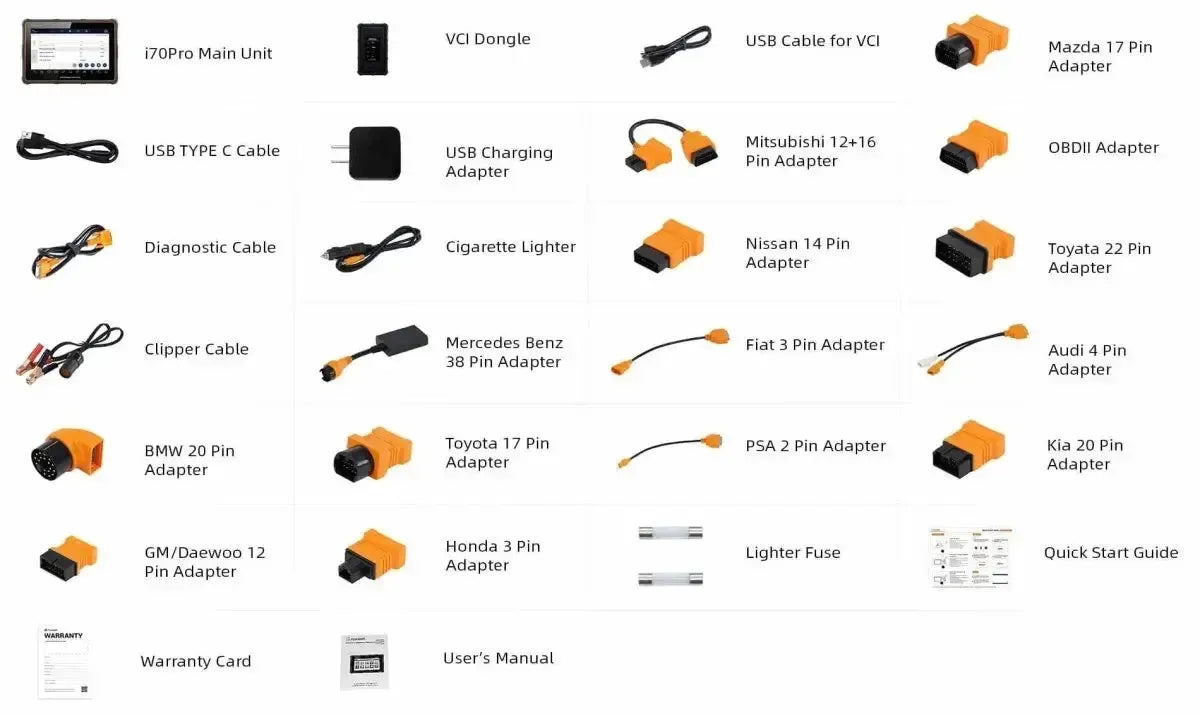 Foxwell I70 Pro Samochód Tester diagnostyczny