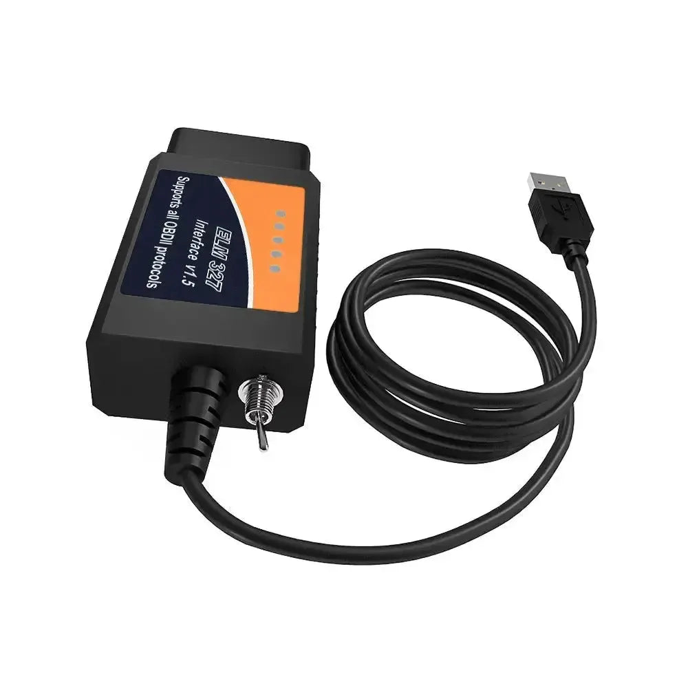 Uniwersalny (FT232RL) przełącznik HS/MS-CAN | kabel interfejsu ELM327 (USB)