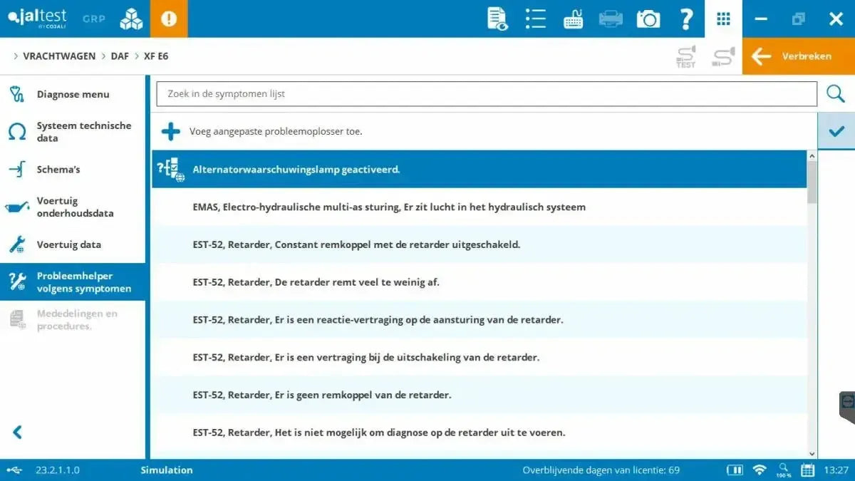 Jaltest CV (Pojazdy Komercyjne) Tester diagnostyczny