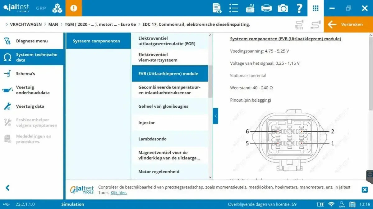 Jaltest CV (Pojazdy Komercyjne) Tester diagnostyczny