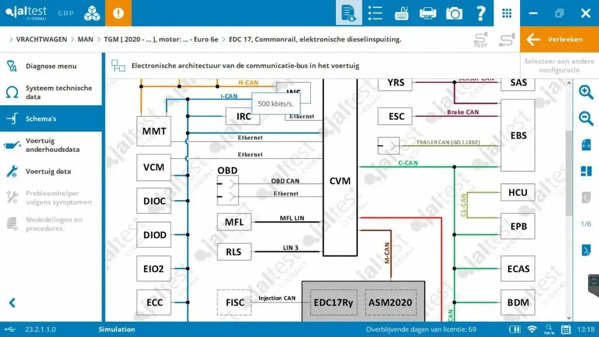 Jaltest CV (Pojazdy Komercyjne) Tester diagnostyczny