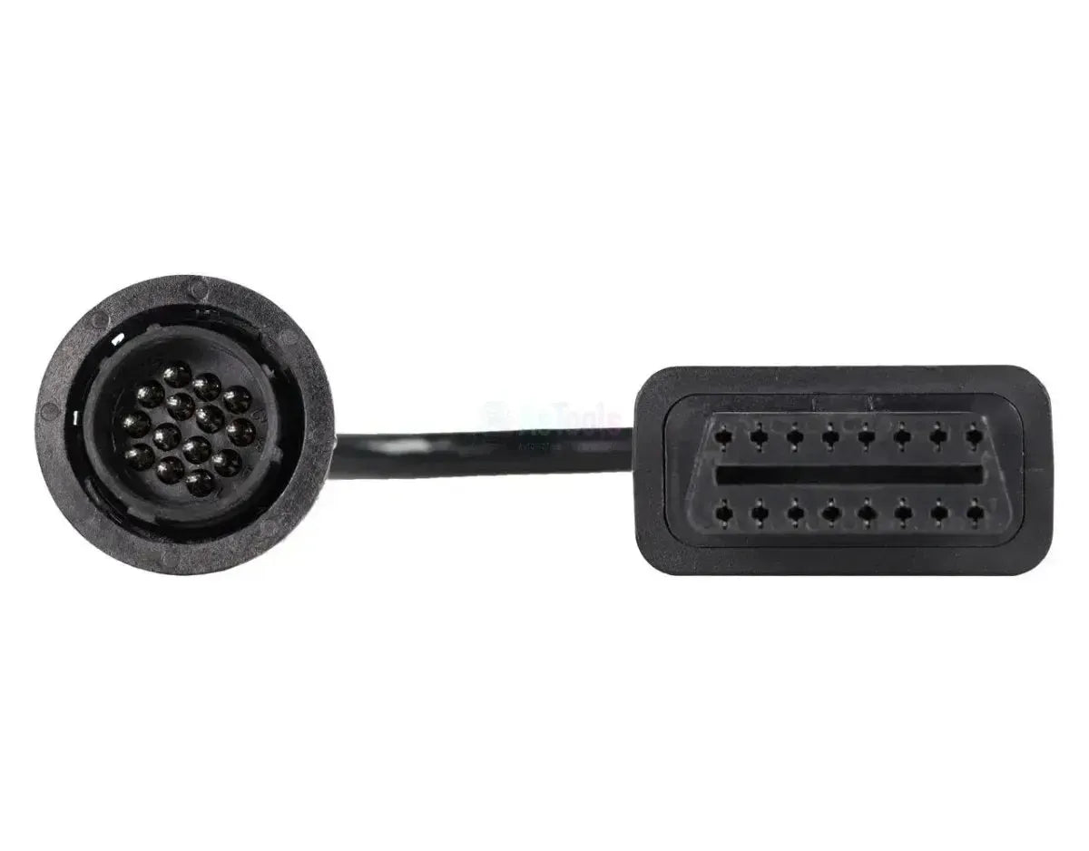 Jaltest (JDC512A) | Deutz-Fahr/Same/Lamborghini 14-pinowy OBD - 16-pinowy OBD2 kabel przejściowy | Pojazd rolniczy