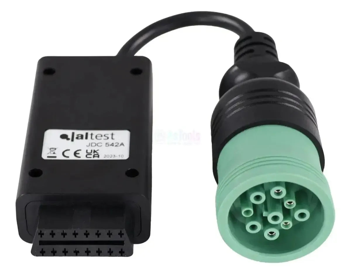 Jaltest (JDC542A) | Liebherr 9-pinowy OBD - 16-pinowy OBD2 kabel przejściowy | Silnik spalinowy