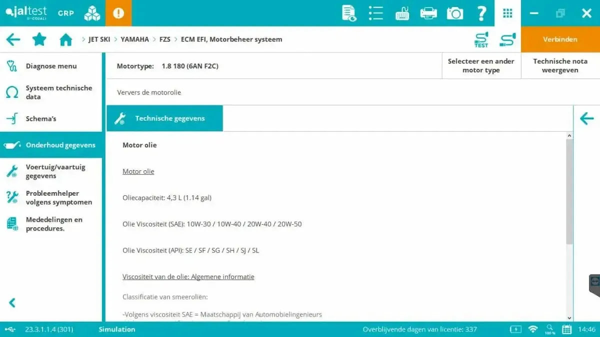 Jaltest Marine (Full) Tester diagnostyczny
