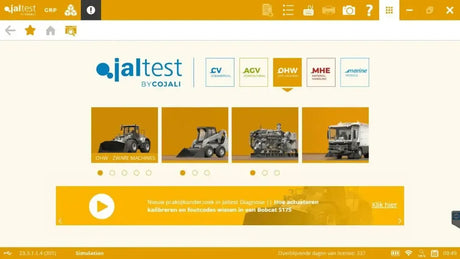 Jaltest Maszyny zamiatające Tester diagnostyczny