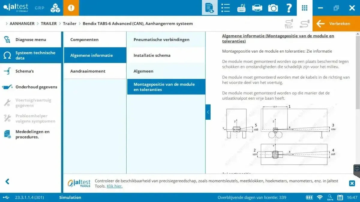 Jaltest Przyczepa Tester diagnostyczny