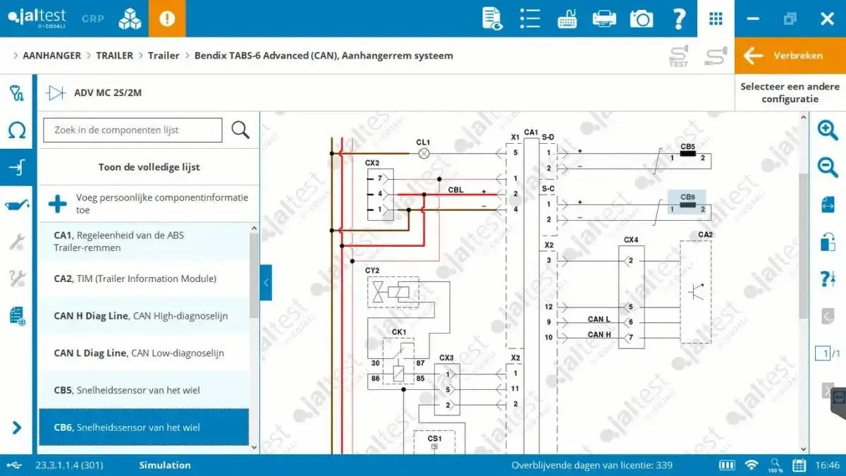 Jaltest Przyczepa Tester diagnostyczny