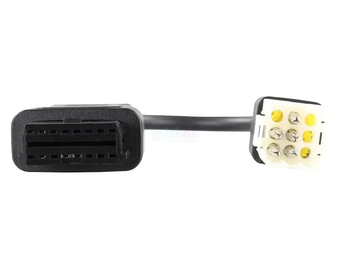 Jaltest (JDC301A) | Volvo ECS 9-pinowy OBD - 16-pinowy OBD2 kabel przejściowy | Autobus