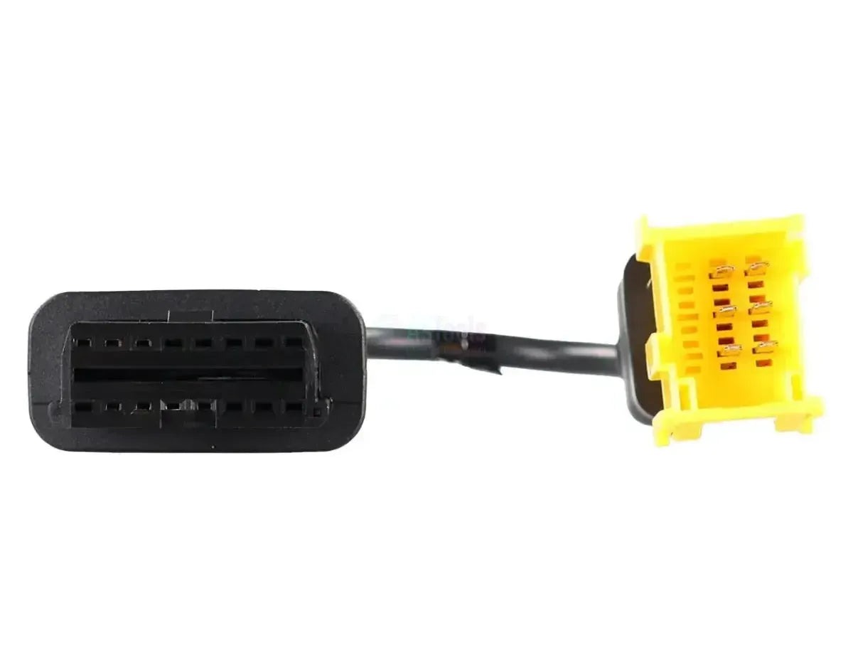 Jaltest (JDC309A) | ZF Ecolife MCP 9-pinowy OBD - 16-pinowy OBD2 Kabel adapter | Autobus