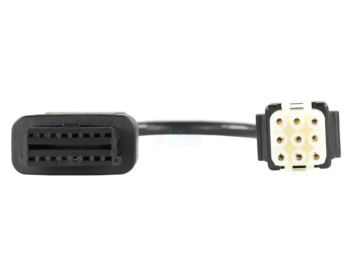 Jaltest (JDC307A) | ZF Ecomat 9-pinowy OBD - 16-pinowy OBD2 kabel przejściowy | Autobus