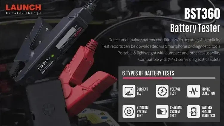 Launch BST360 | Tester akumulatora