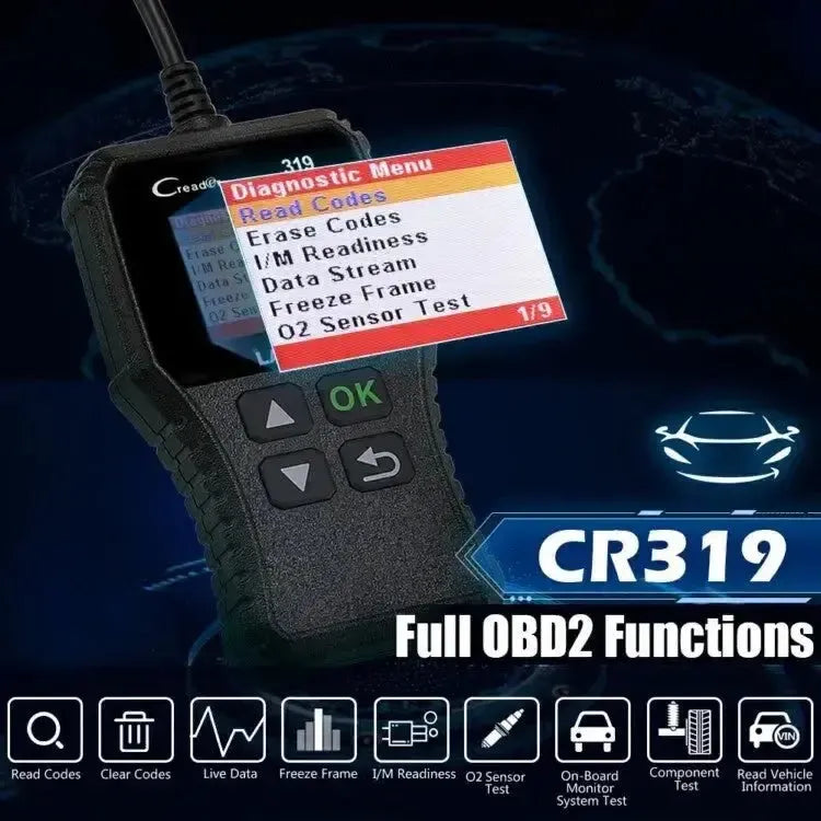 Launch Creader CR319 Samochód Foutcodelezer