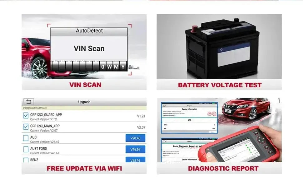 Launch Creader Professional CRP129X Plus Samochód Tester diagnostyczny