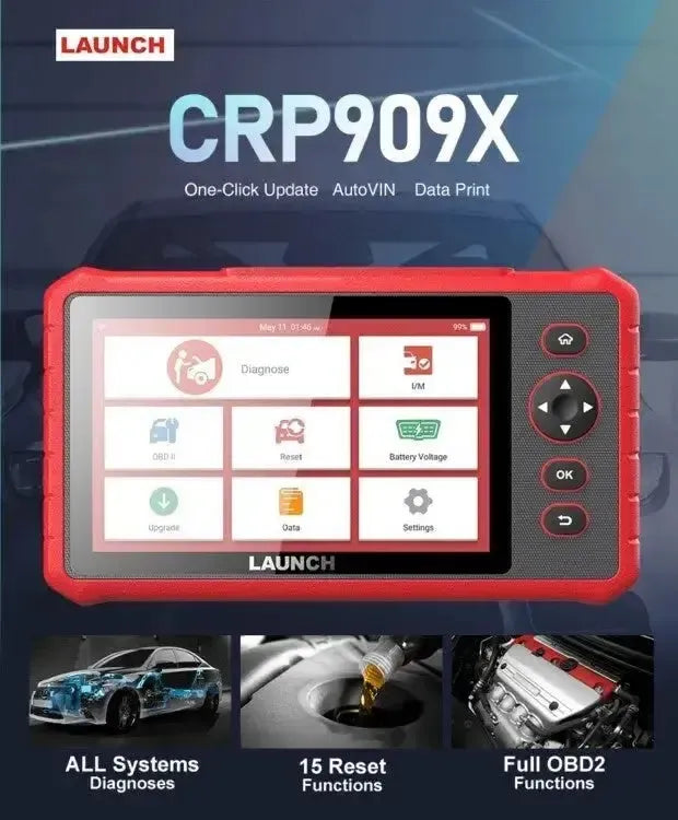 Launch Creader Professional CRP909X Samochód Tester diagnostyczny