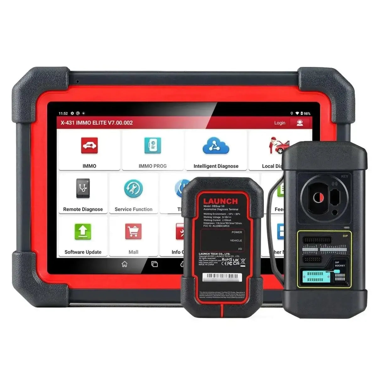 Launch X-431 IMMO Plus Samochód Klucz Programator