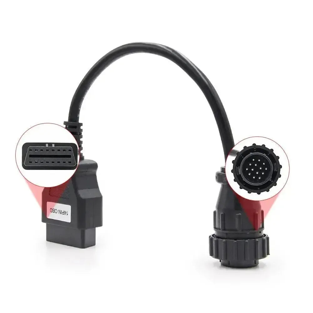 Mercedes Sprinter 14-pinowy OBD1 do 16-pinowego OBD2 kabel przejściowy | Samochód dostawczy