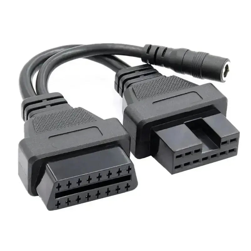 Mitsubishi/Hyundai 12-pinowy OBD1 – 16-pinowy OBD2 Kabel adapter | Samochód osobowy