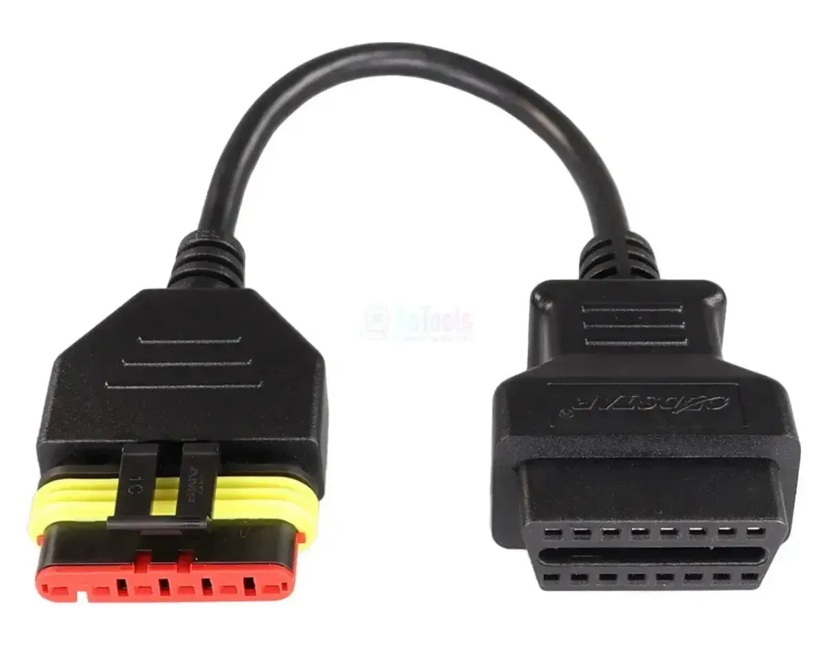 OBDSTAR (M022) | Benelli 6-pinowy OBD – 16-pinowy OBD2 Kabel adapter | Motocykl