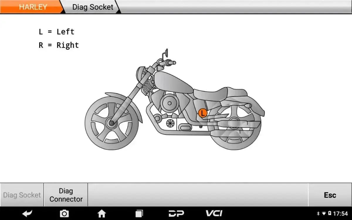 OBDSTAR IScan Harley Davidson Motocykl Tester diagnostyczny